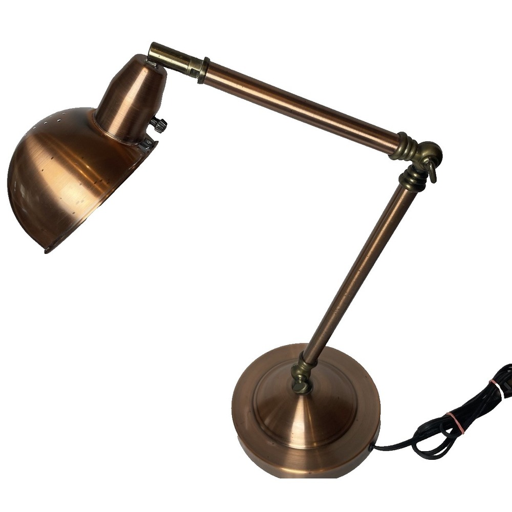 Articulating Adjustable Desk Lamp Machine Industrial Decor MCM‎ 3 Joints